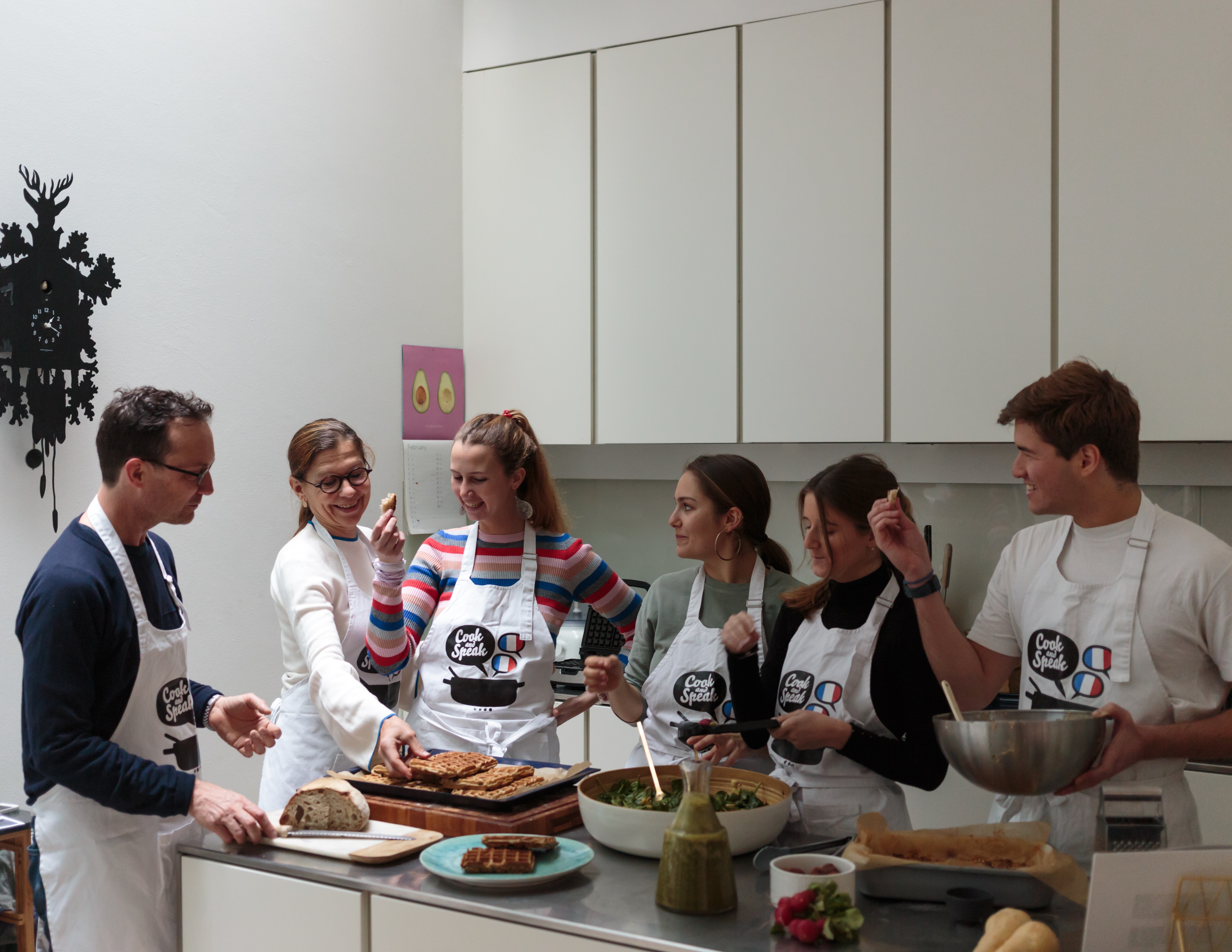 French and Cooking Class Combined with a Meal (brunch, lunch, dinner) by Cook and Speak - languages in London