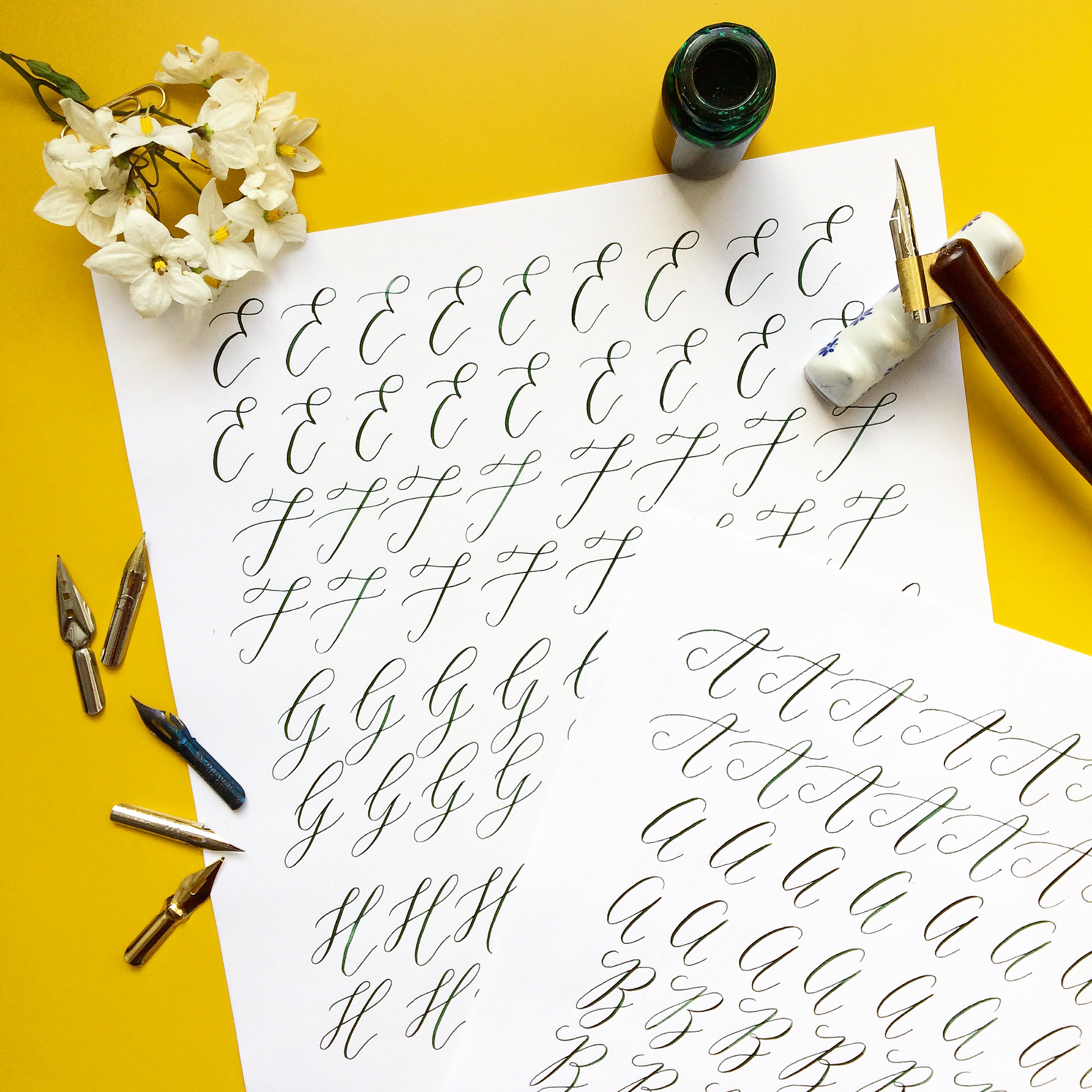 Modern Calligraphy for Beginners by Smitten with Ink - art in London