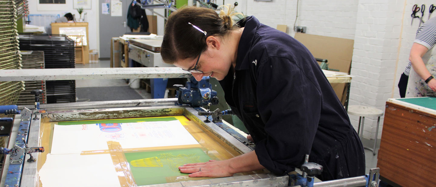Winter Botanicals Linocut by Kaylene Alder - art in London