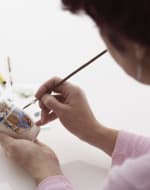 Fine Porcelain Painting Course by Erika Albrecht Ceramics - art in London