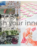 Linocut Printing on Fabric by Creative Happy London - crafts in London