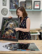 Stained Glass for Beginners (Leaded method) by Aimee McCulloch Stained Glass - art in London
