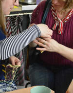 Learn to knit socks on 2 Needles with Jill Bulgan by Fabrications - crafts in London
