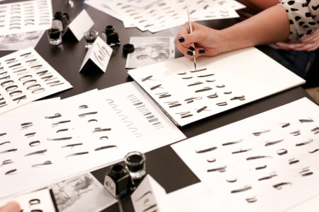 Brush Lettering Class for the New & Curious