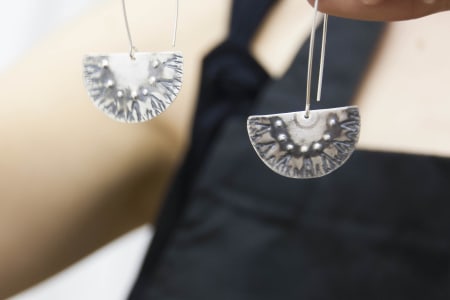 One Day Silver Earring Workshop