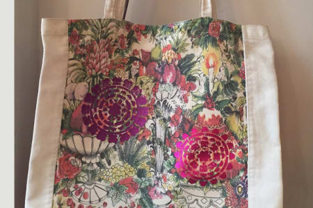 Print on Fabric with Metallic Foils