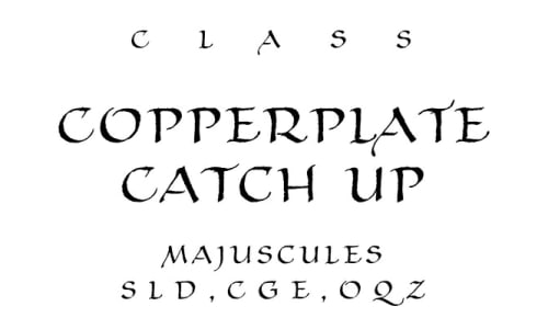 Class Copperplate Catch Up S L D C G E S O Q Z Obby