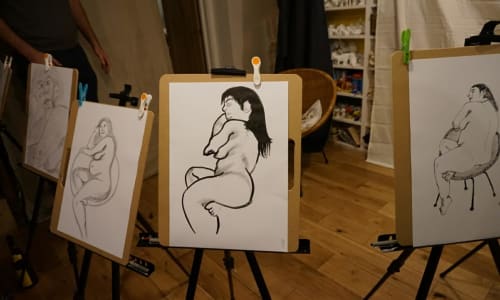 Life Drawing For Valentines With Byob Obby