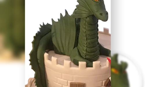 Cake Decorating Scary Looking Dragon Obby