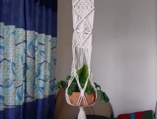 Macrame - Learn to make a Plant Hanger