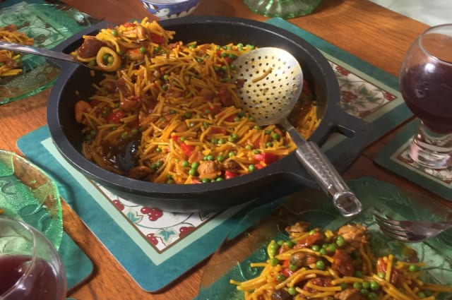 Spanish Foodie Fun on a cool London houseboat