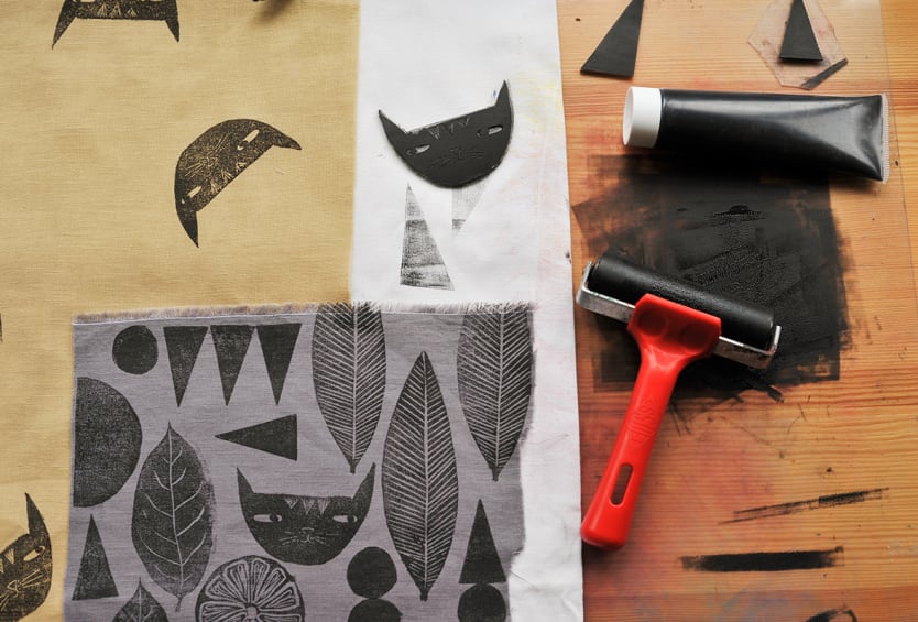 DIY: Block Printing At Home  Fabric Printing Technique 