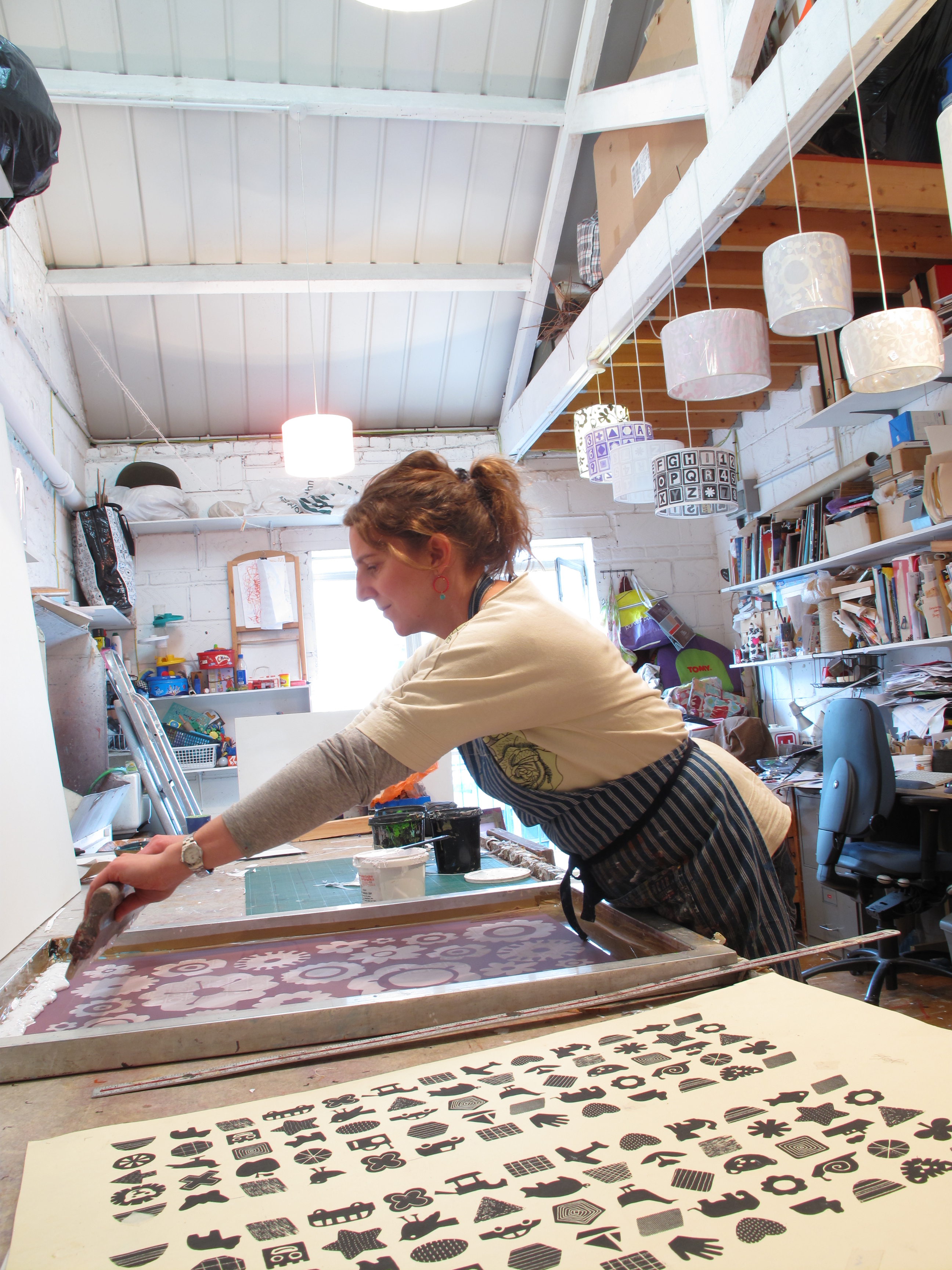Easy Squeegee Kids - Screen Print After School Parties for Children by Helen Rawlinson Design - art in London