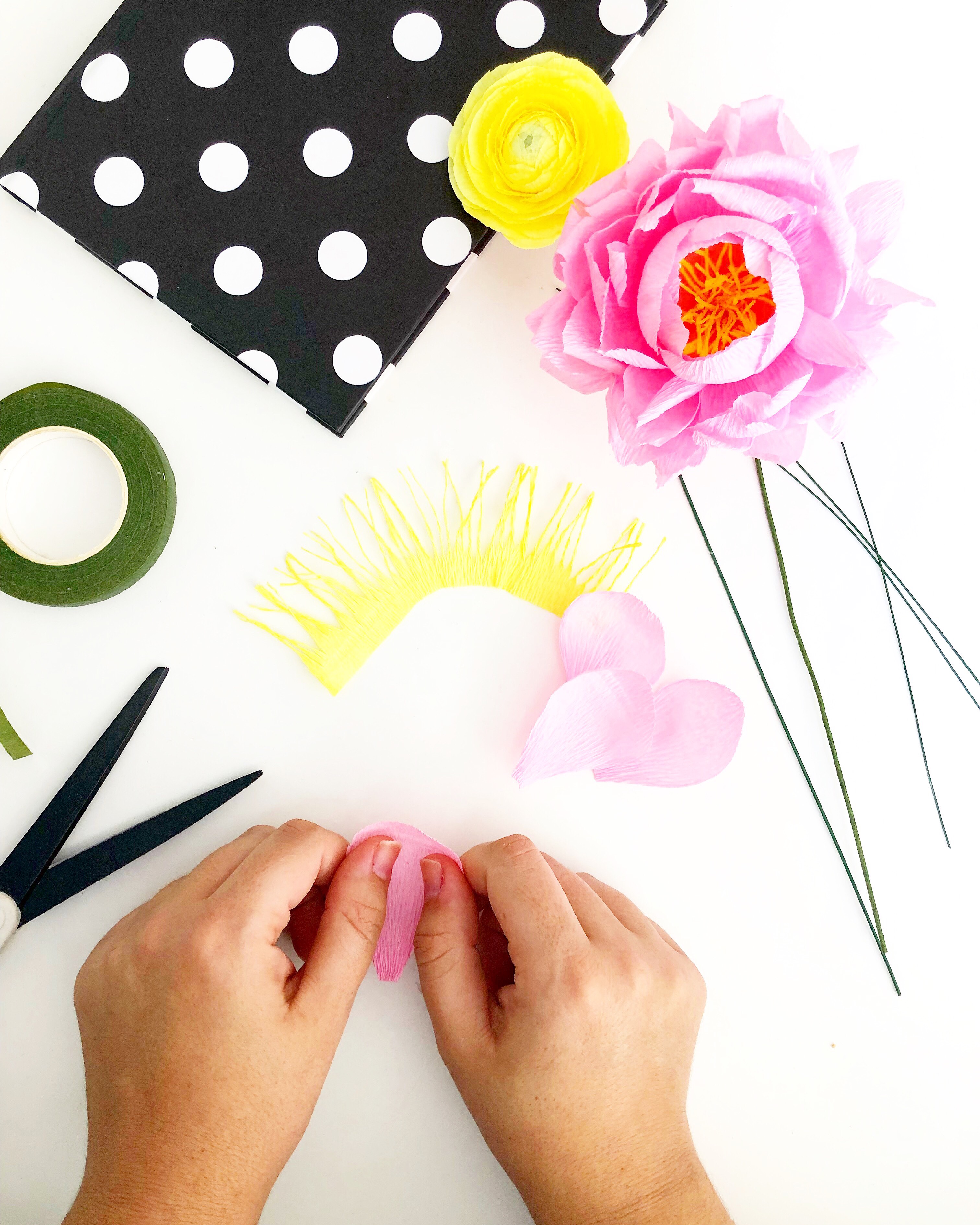 Giant Paper Flower Set by The Paper Flower Garden - crafts in London