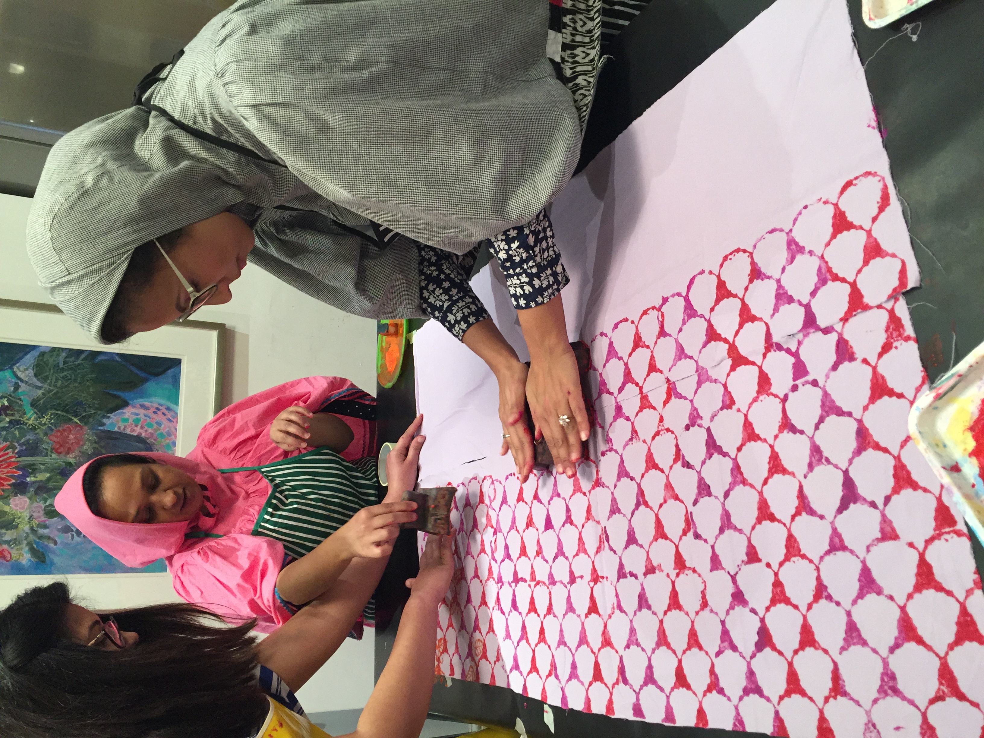 Textile Indian Blockprinting Workshop by Susannah Cartwright Textile Workshops - crafts in London