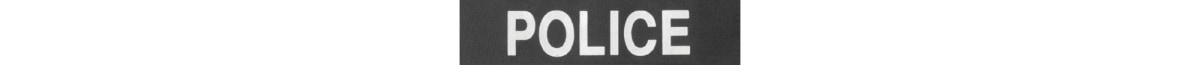 2019 Rear Trunk Bag Patch-Police