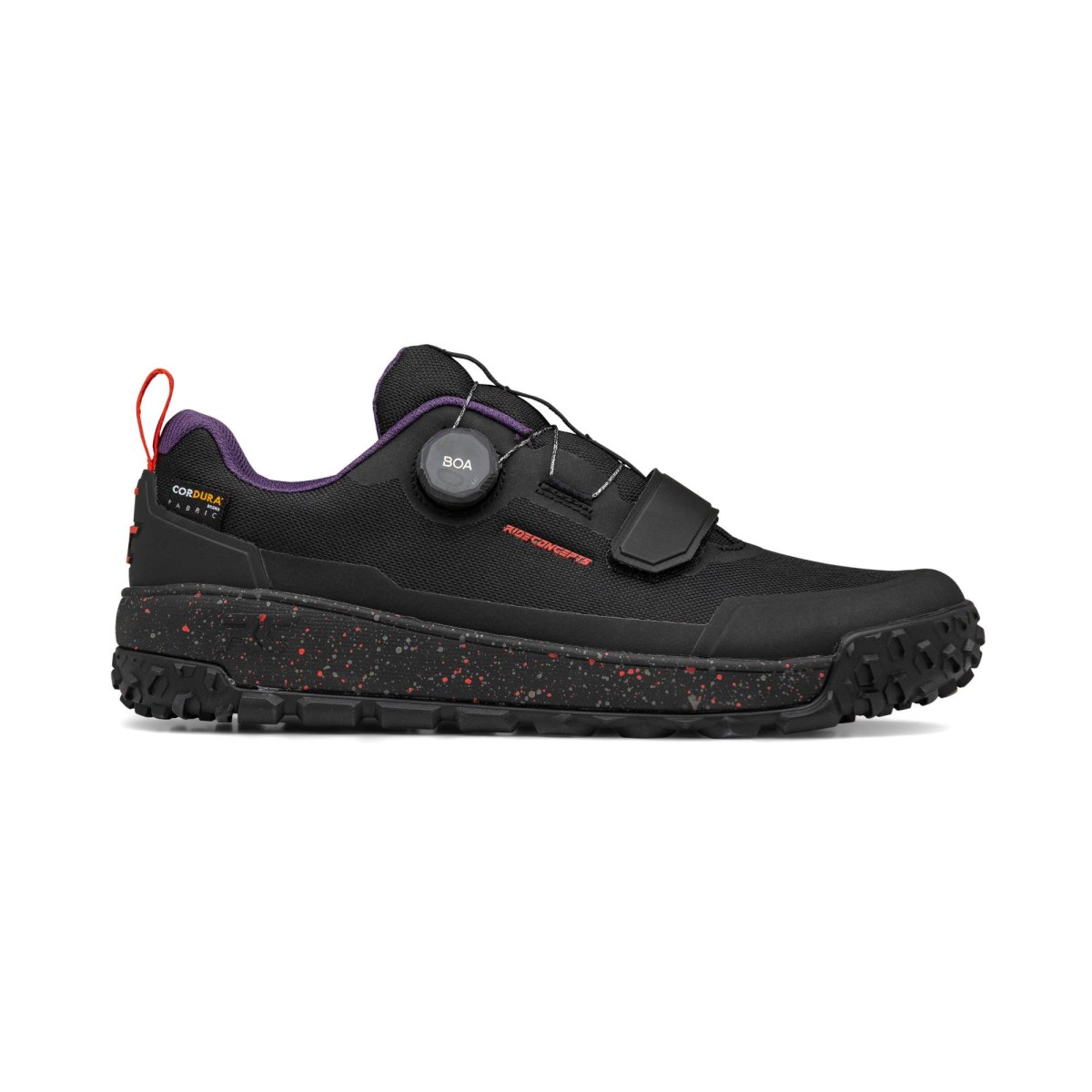 Ride Concepts Tallac Clip BOA® Shoes Black / Red UK 10.5
