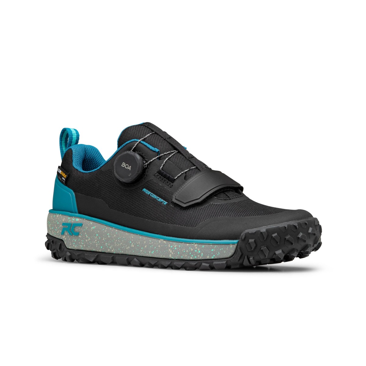 Ride Concepts Flume BOA® Women's Shoes Black / Tahoe Blue UK 3