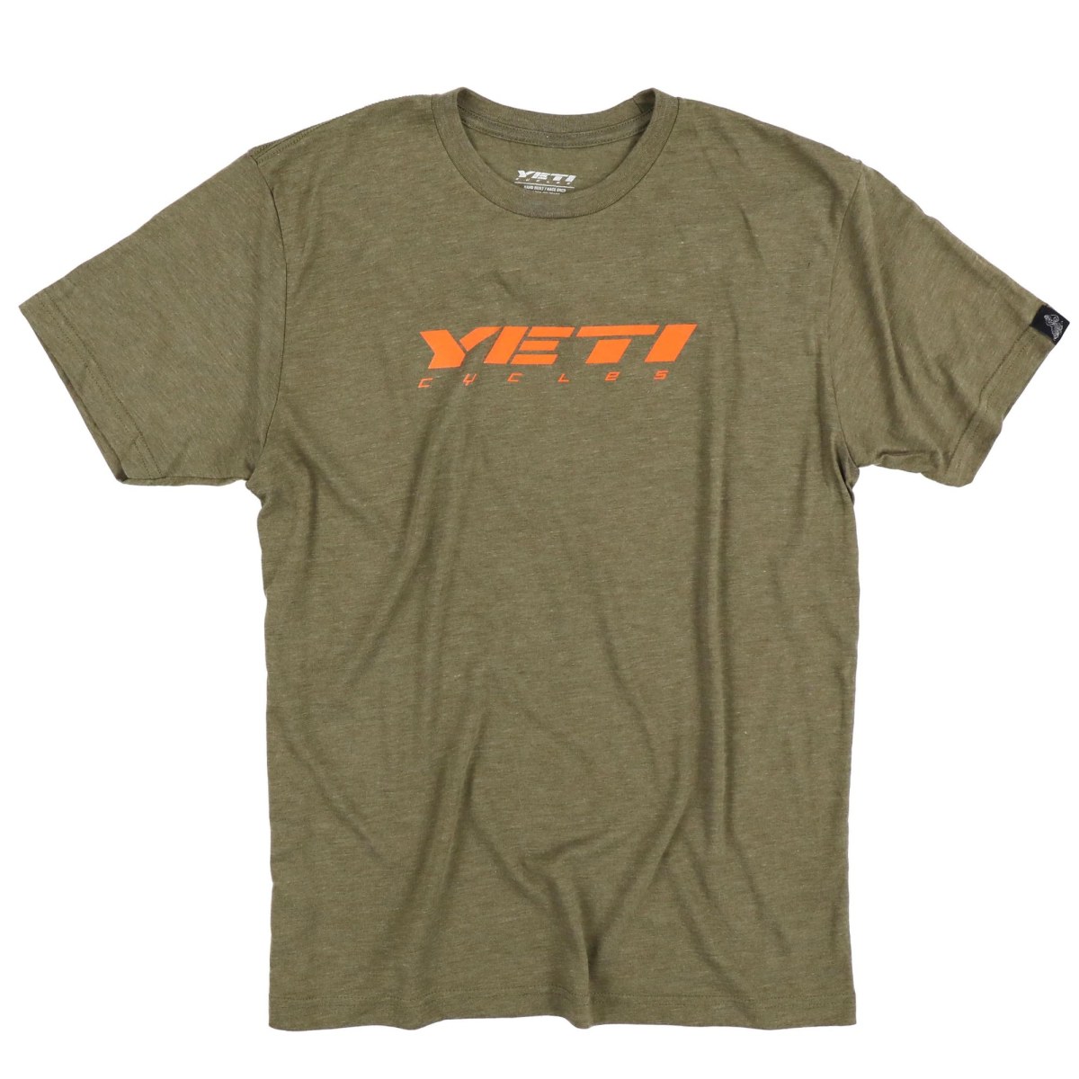 Yeti Slant T-Shirt 2020 Army Green / Orange XL
