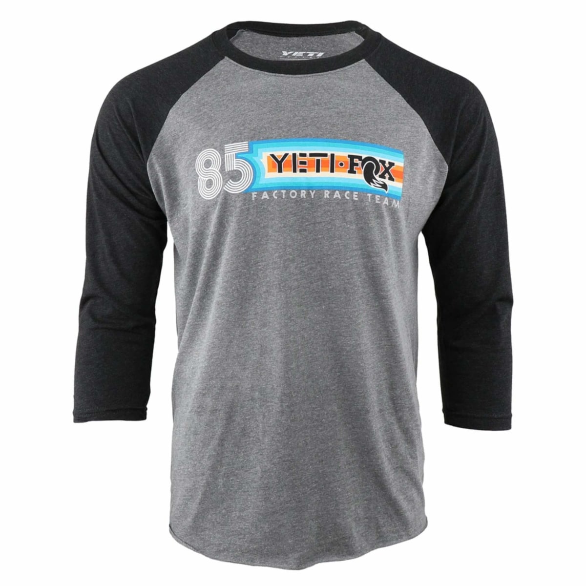Yeti Race Team Retro Baseball Tee 2021 Black/Grey M