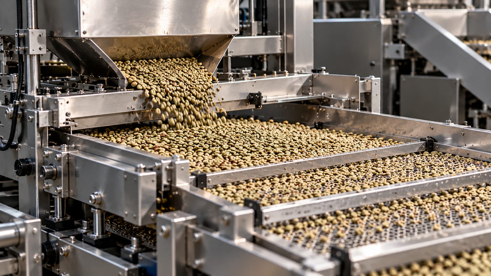 Proses sortasi Biji Kopi