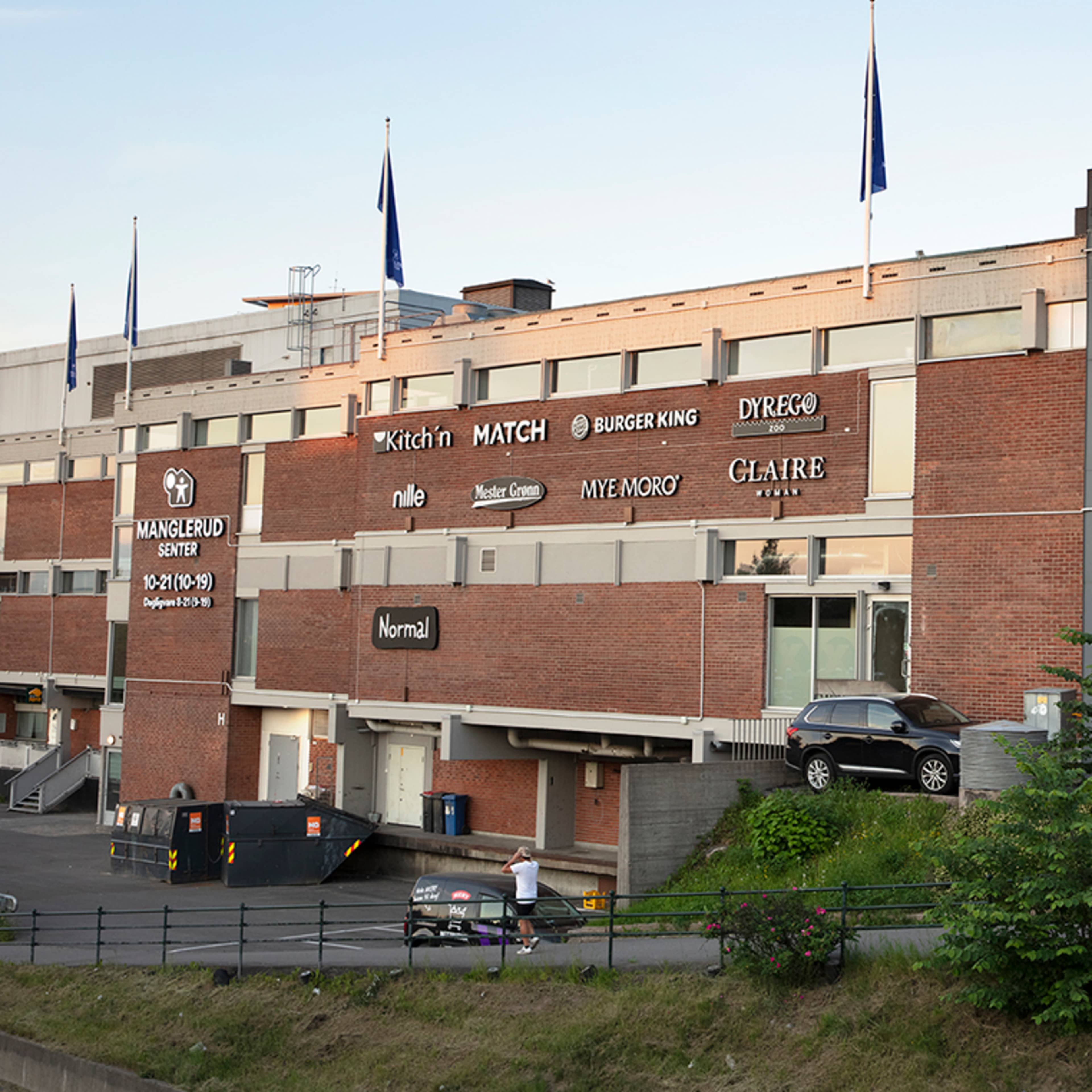 Manglerud Senter fasade.