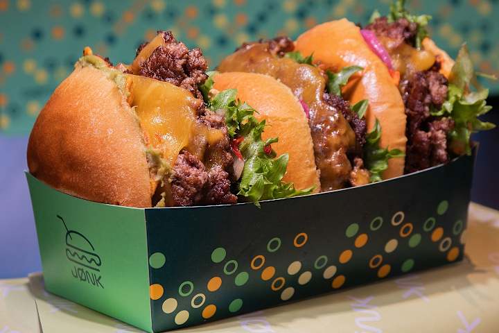 Bilde av burgere fra JØNK