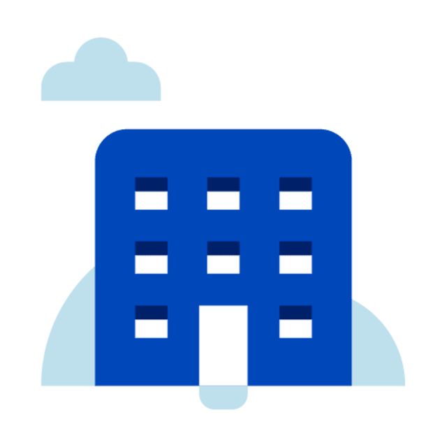 Blokk med en sky over