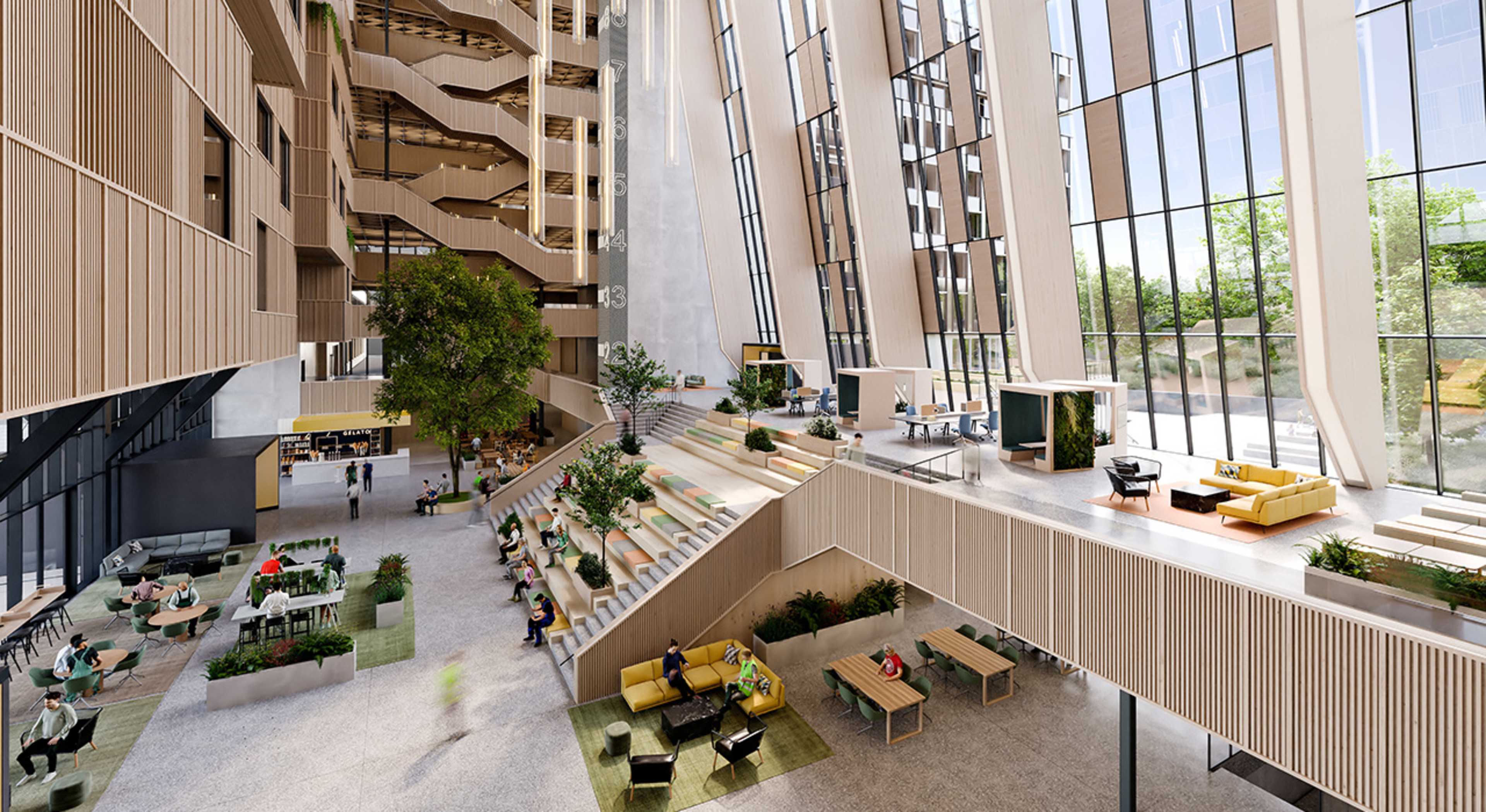 Hjerterom om morgen i Construction City.