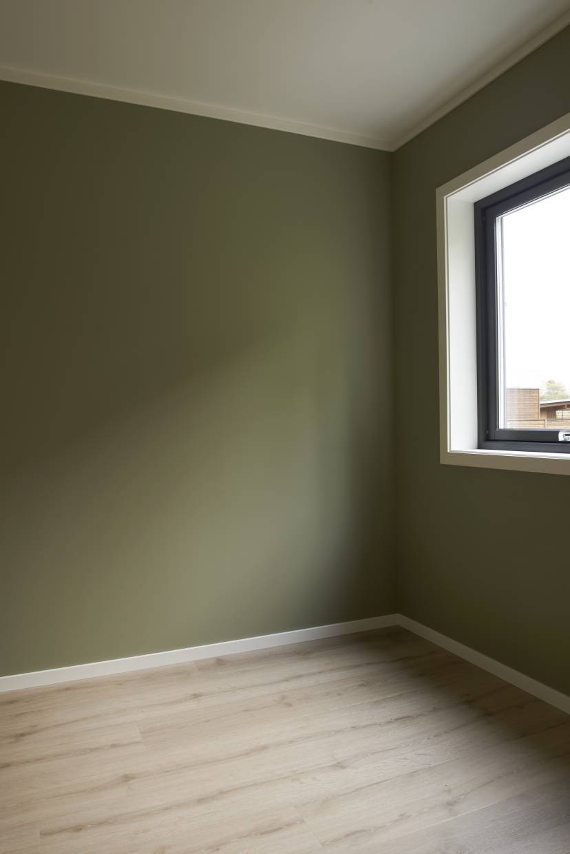 Foto av soverom i enebolig bygget av OBOS Block Watne Eneboliger i Heggedal i Asker