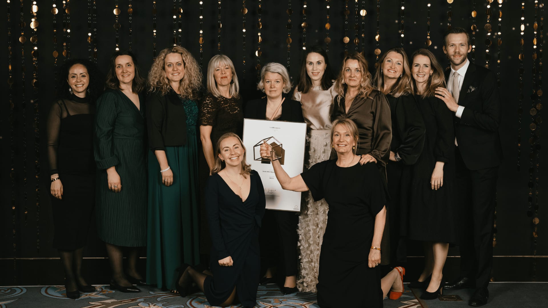 Hela gänget på guldhemmet galan