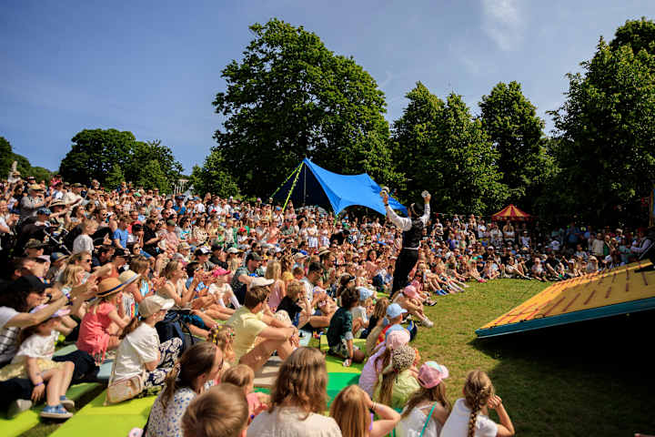 En konsert på Miniøya i 2023.