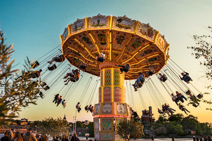 Berg och dalbana på Gröna Lund