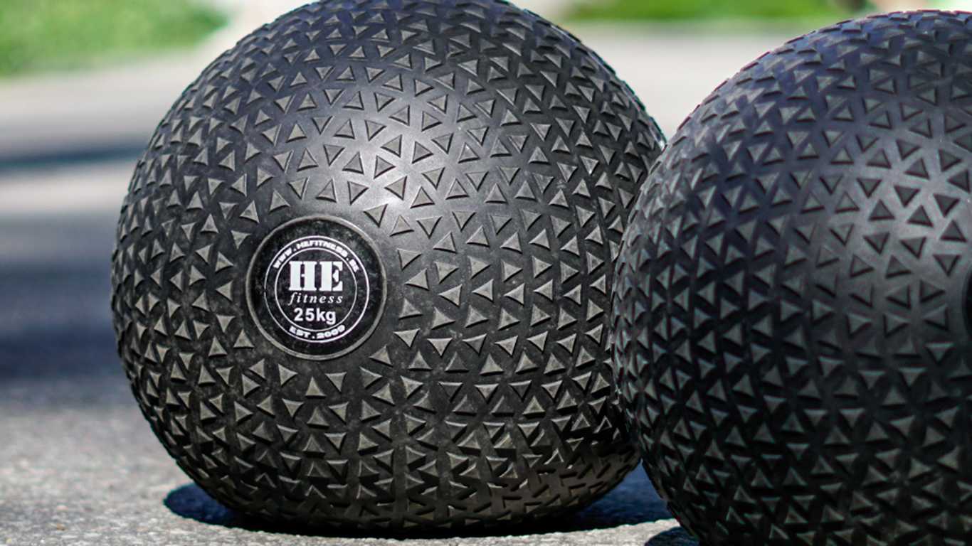 Viktbollar från He Fitness.