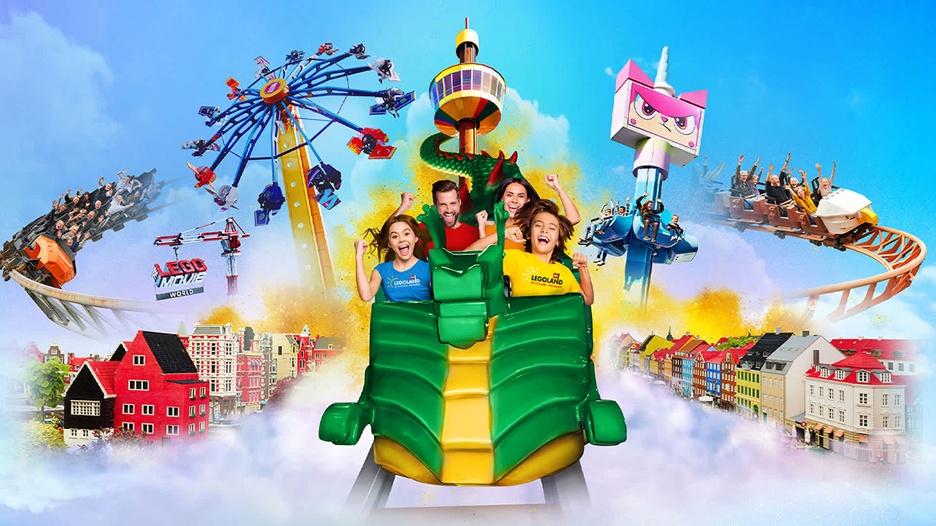 Bild på tecknad karusell