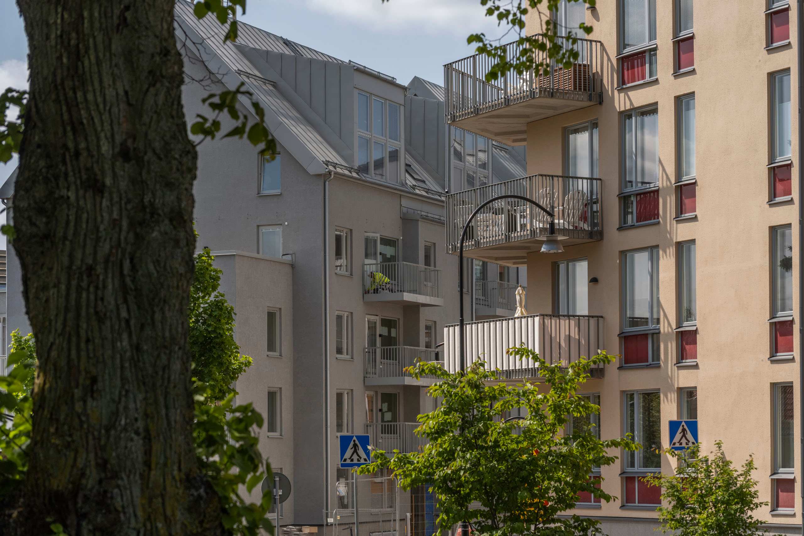Foto av Sollentuna i Strandvägen.