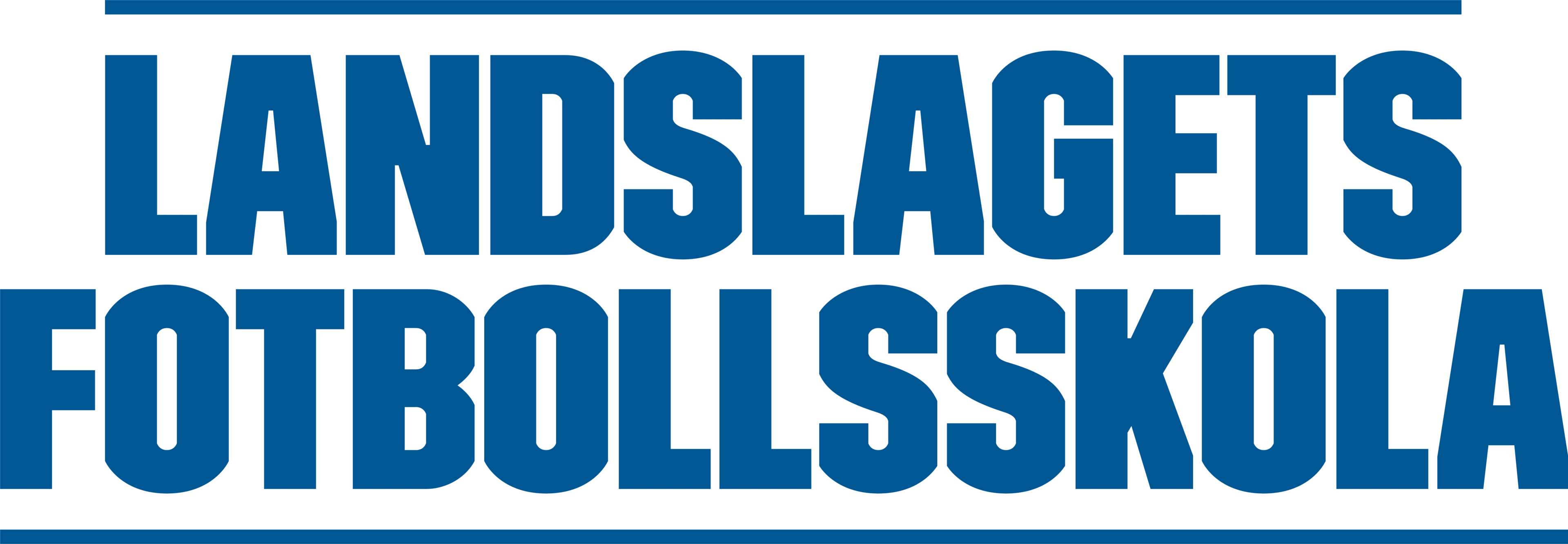 Landslagets Fotbollsskola logo