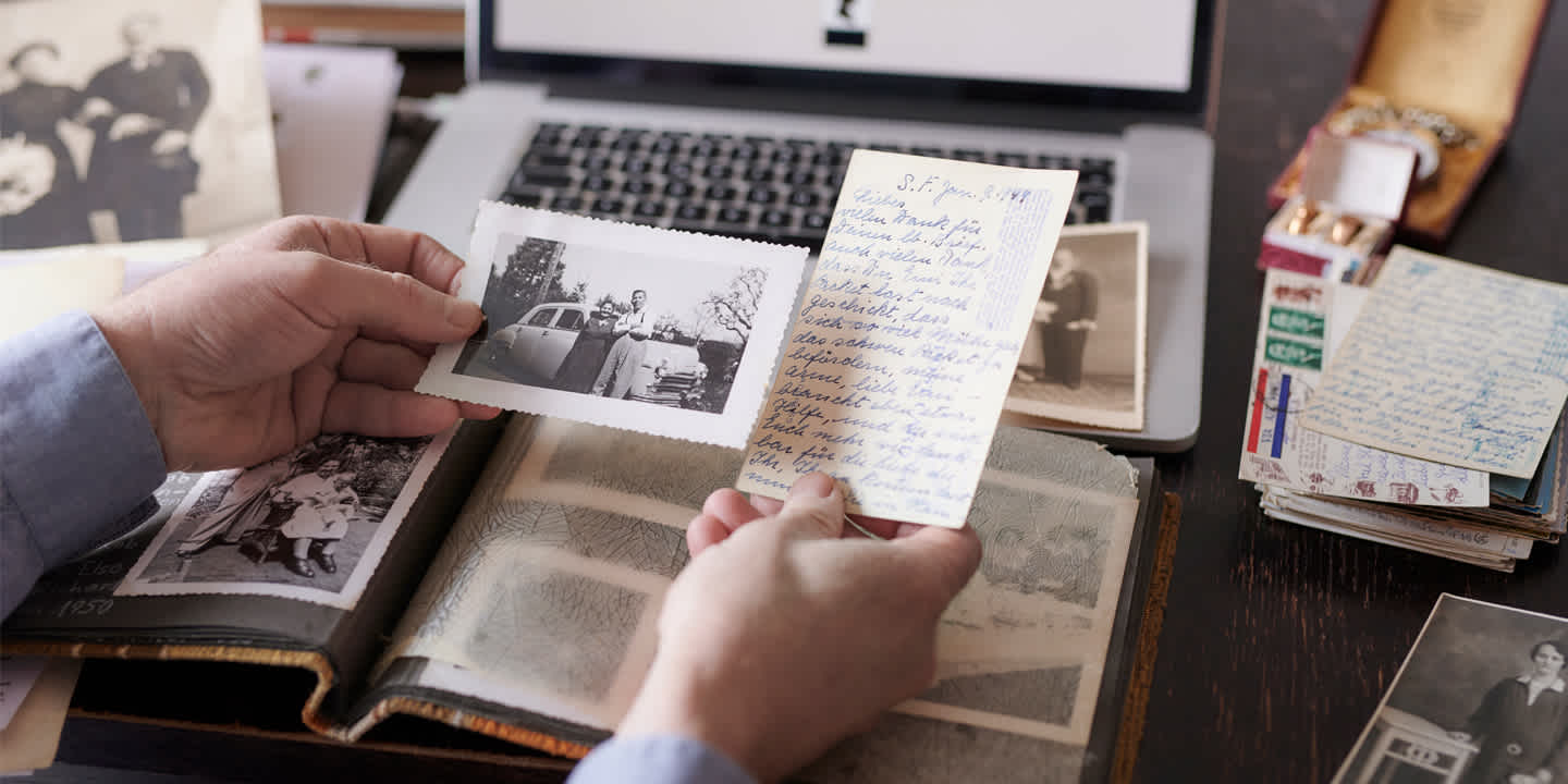 Foton och brev från förr