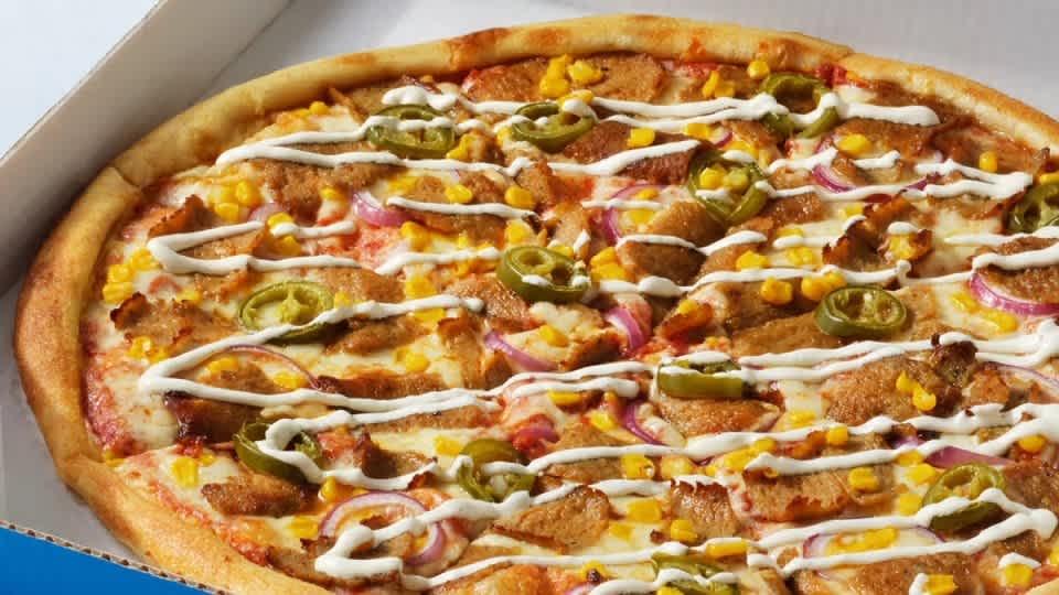 Månedens OBOS-Pizza hos Domino's - august 2026 Kebabpizza