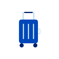 Illustration av en resväska