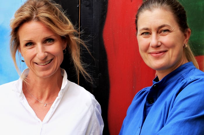 Portrett av Kaja Melbye og Ingrid Sletten.