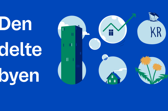 Banner til OBOS Boligkonferanse 2023: Den delte byen.