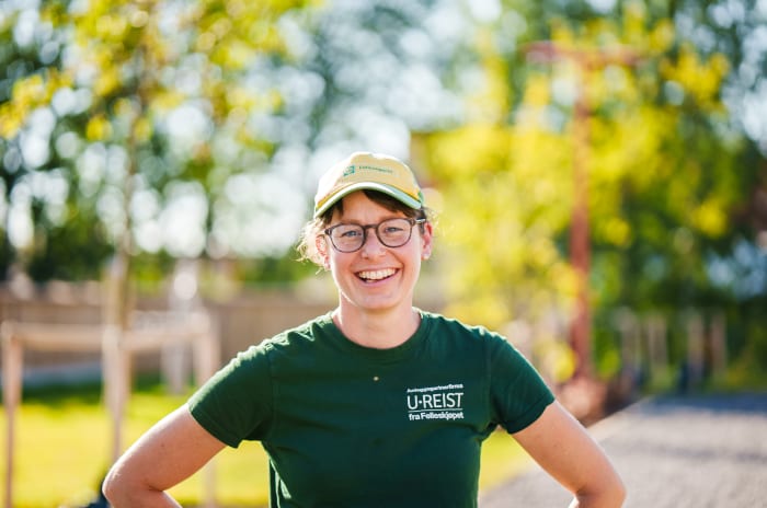 Portrettbilde av bybonde Erin Dumbauld i Ureist