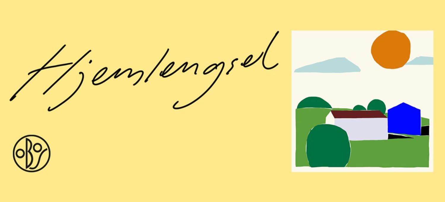 Coverillustrasjon for Hjemlengsel – en podkast fra OBOS