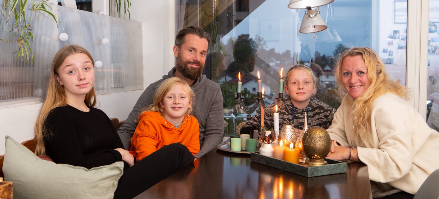 – Vi spiller spill og snakker om alt fra klimautfordringer til hva som har skjedd i løpet av dagen. Utfordringen tvinger oss til å stoppe opp og ha kvalitetstid sammen, forteller Heidi Grytten.