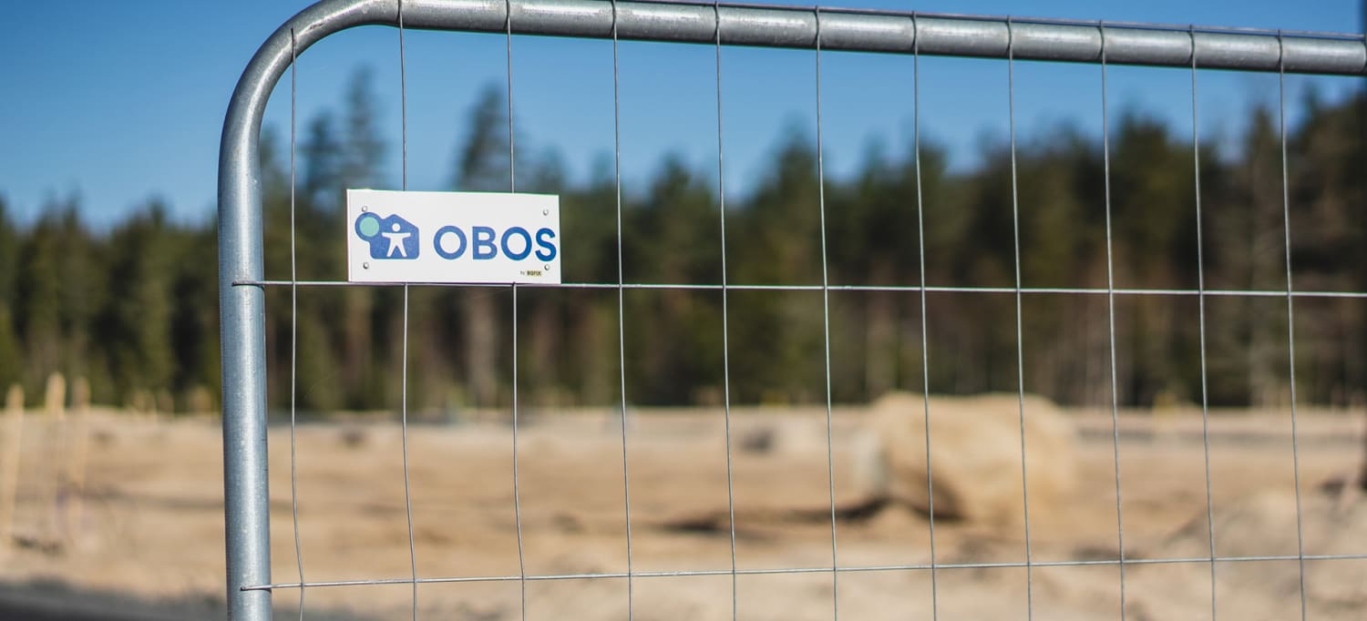 Obos byggarbetsplats