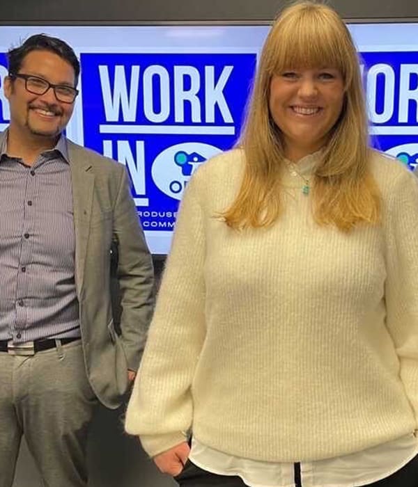 Work in podcast - bilde av Ellen Bergem, Daniel Siraj og Osman Ilyas