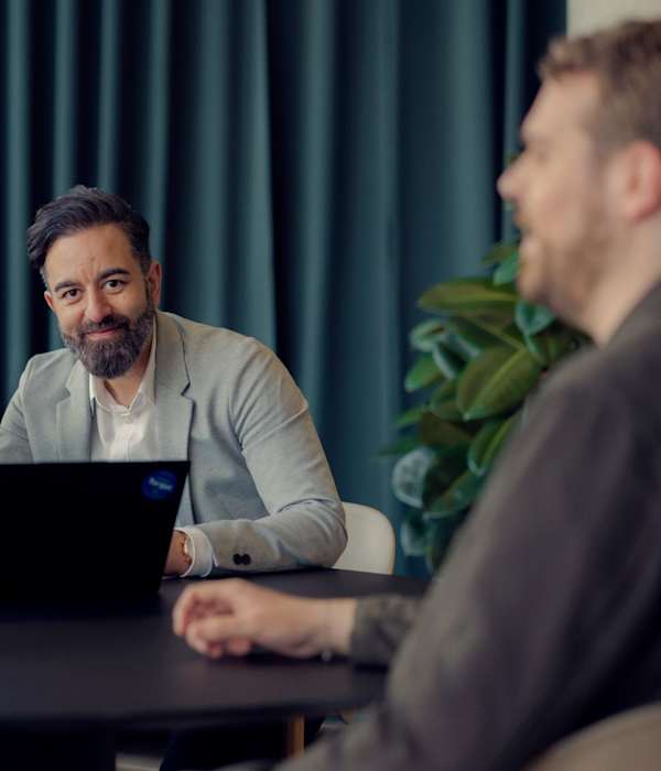 kollegor som har möte