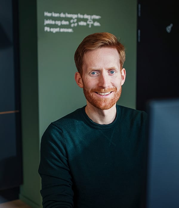 Halvard Grenstad på Nærkontoret fra OBOS