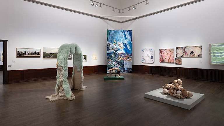 Kunstutstilling på Liljevalchs, Det er ulike skulpturer. 